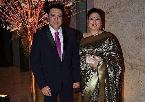 Arranged marriage of Govinda and Sunita Ahuja. They are bollywood celebs in arranged marriage