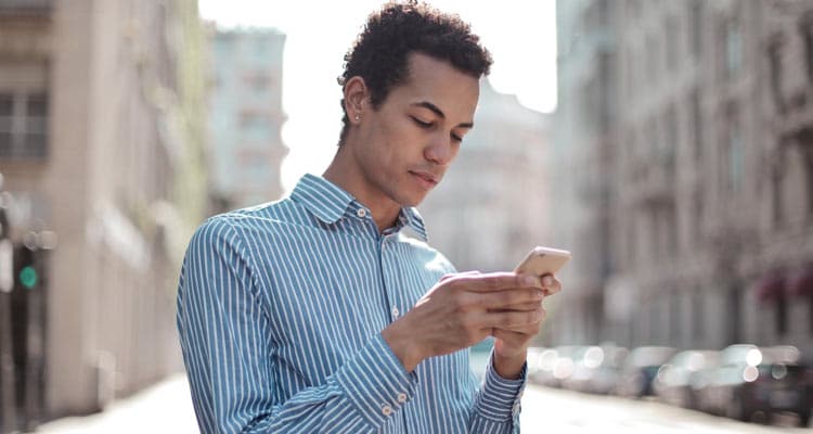 Continuous texting a person