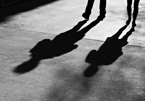 shadow of couple