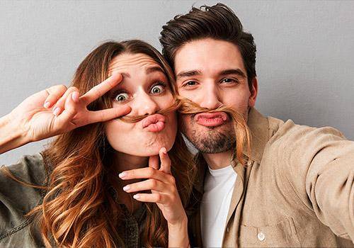 Couples look alike in a long happy marriage