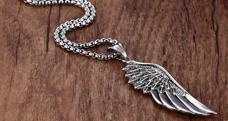 Angel wing necklaces