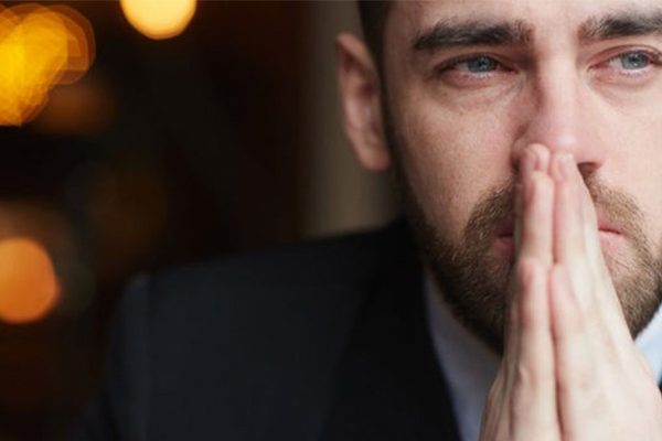 Real man also cry. It's okay for men to cry