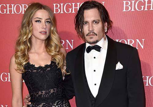 Johnny Depp and Amber Herd
