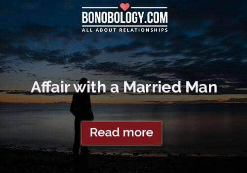 Having an affair with a married man