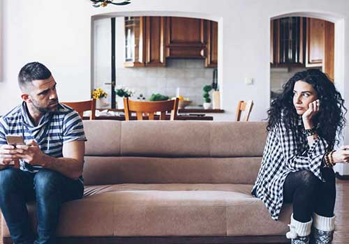 You avoid spending time together