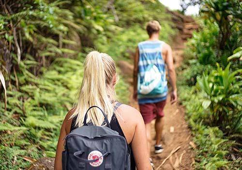 Without kids, you can travel light