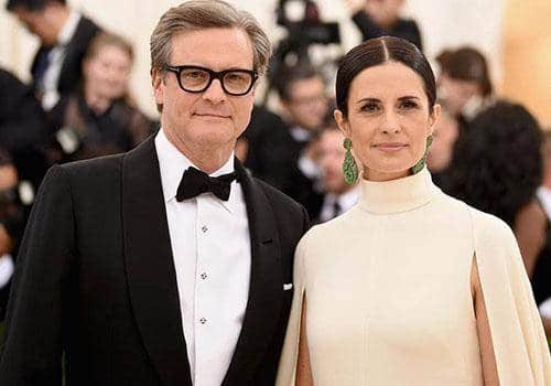 Colin Firth And Livia Giuggiol