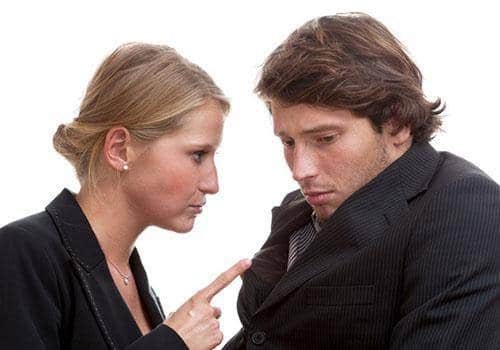 Manipulative wife has didactic personality