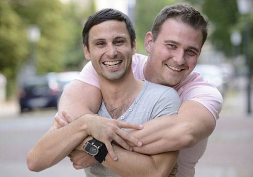 Happy Gay Couple