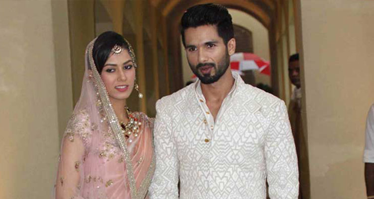 Shahid Kapoor and Mira Rajput