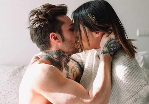 Couple in bad