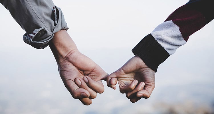 Happy couple in love