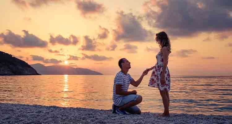 propose by the sea