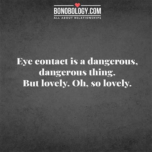 Quotes on eye contact