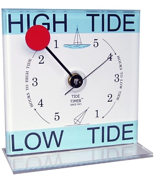 best gifts for beach goers - time tide clock
