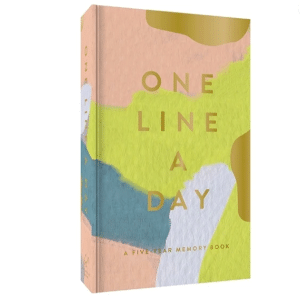 Modern One Line a Day Memory Book
