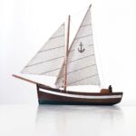 Wooden sail boat