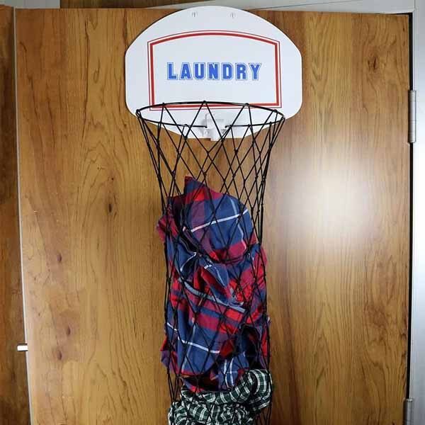 Basketball Hoop Laundry Bag: unique basketball gift