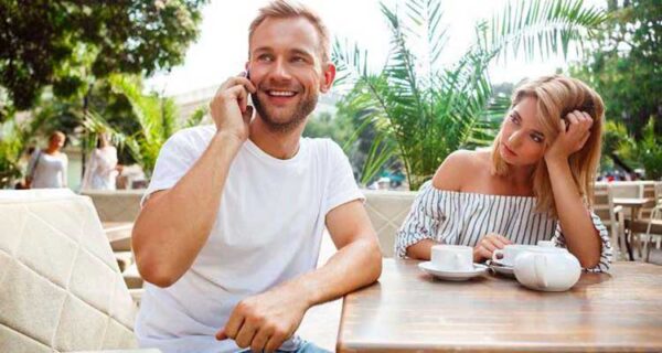Husband Is Talking To Another Woman