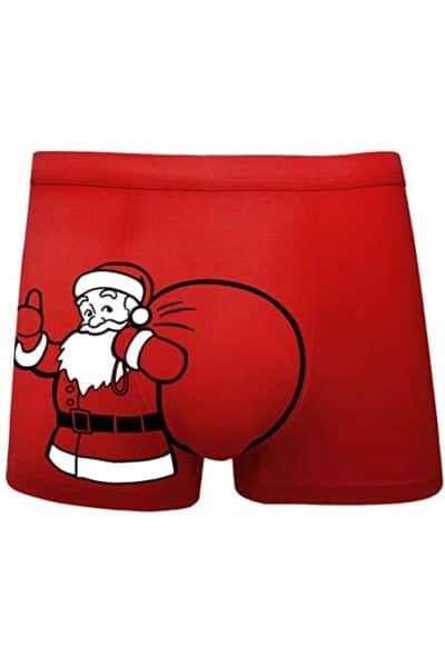 naughty stocking stuffer ideas - men's Christmas Underwear