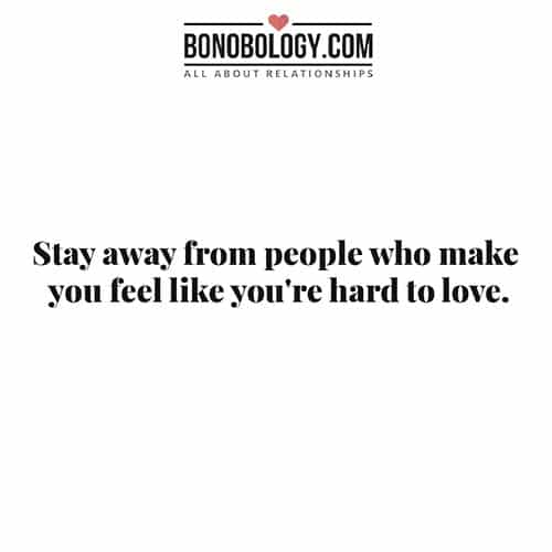stay away from people quote