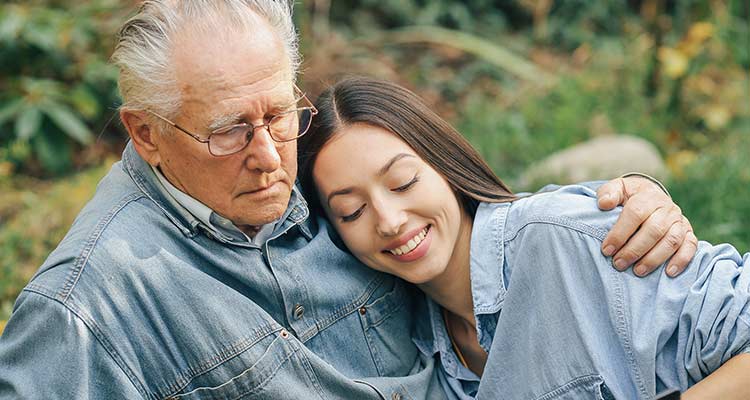 Girl with a older man