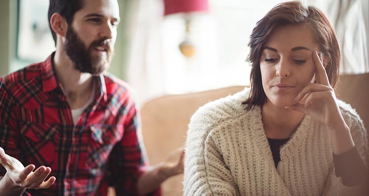 You struggle when things don’t go your way and she doesn’t seem to be concerned for things that may need a lot of discussions.