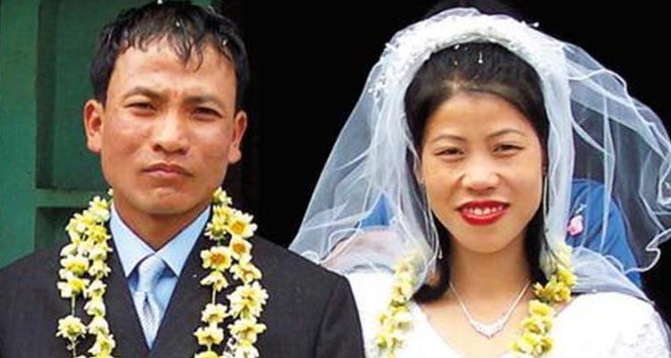 Mary kom marriage