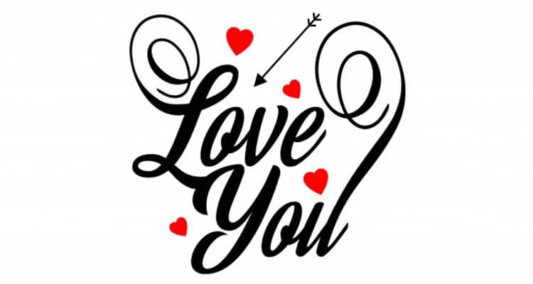 Love you message