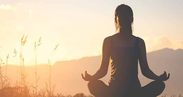 Woman doing yoga