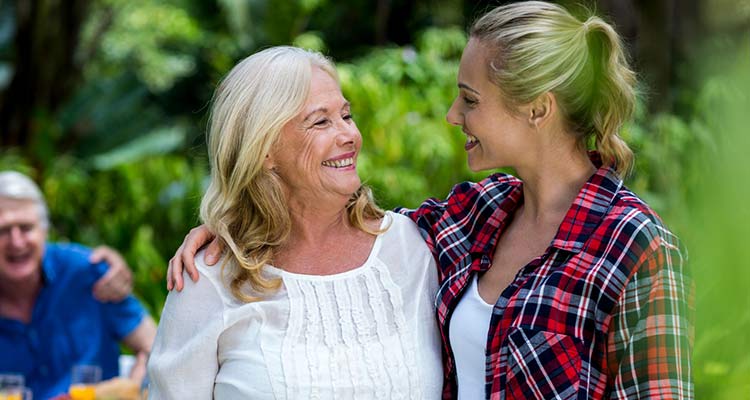 mother and daughter