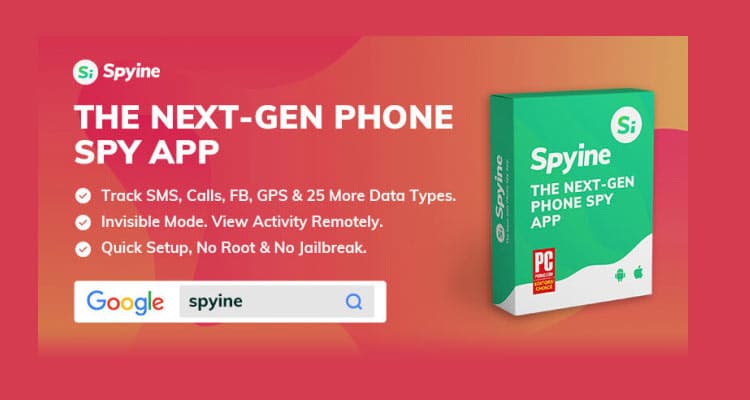 podvodníci aplikace pro android: Spyine App