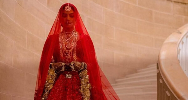 royal red bridal lehenga