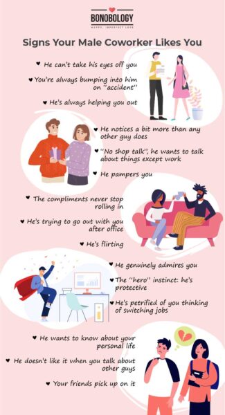 Signs attraction guy likes you