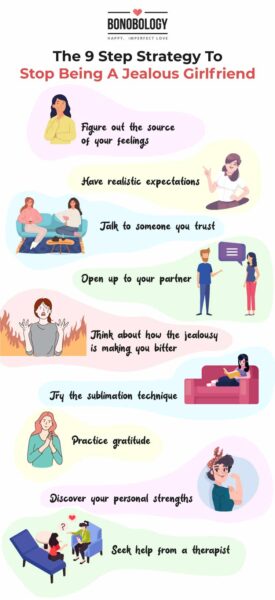 infographic - how to stop being a jealous girlfriend
