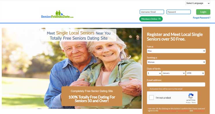 12 Best Dating Sites For Seniors Over 60 2 Senior Friends Date