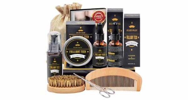 1st-anniversary gift for boyfriend-beard grooming kit 