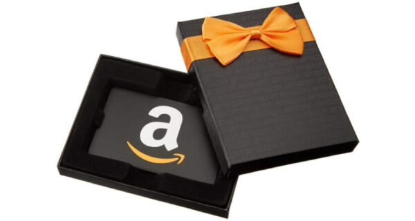 An Amazon gift card