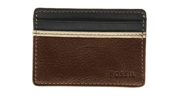 Fossil minimalist leather wallet