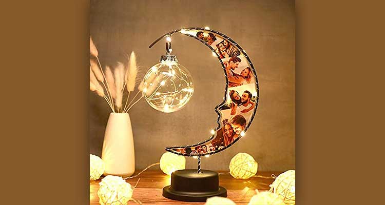 best wedding gifts for bride from groom- personalized lamp 