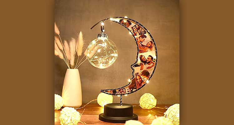 best wedding gifts for bride from groom- personalized lamp