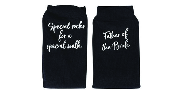 30 Meaningful Father Of The Bride Gift Ideas - wedding socks