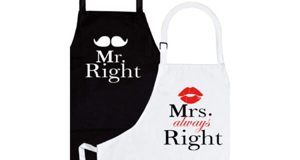 engagement gift ideas apron set