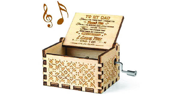30 Meaningful father of the bride gift ideas - music box