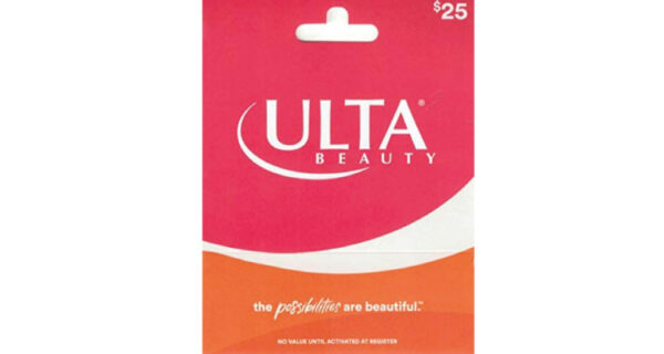 Ulta Beauty Cards as a last minute gift idea for wife's birthday