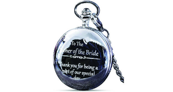 30 Meaningful father of the bride gift ideas - pocket watch