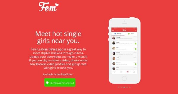lesbian dating app - fem