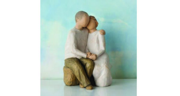 Marriage anniversary gifts for parents - Sculpted couple statue 