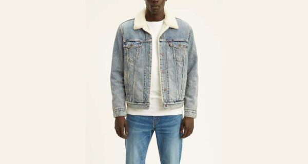 valentine's gifts for him Levi's Sherpa trucker jacket
