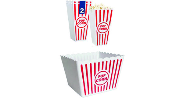 presents for movie lovers- retro popcorn containers